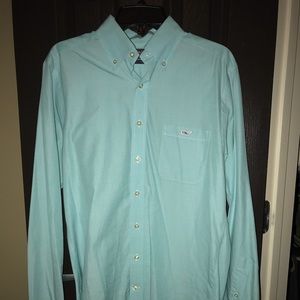 Vineyard Vines Medium Shirt in Seafoam - Men’s